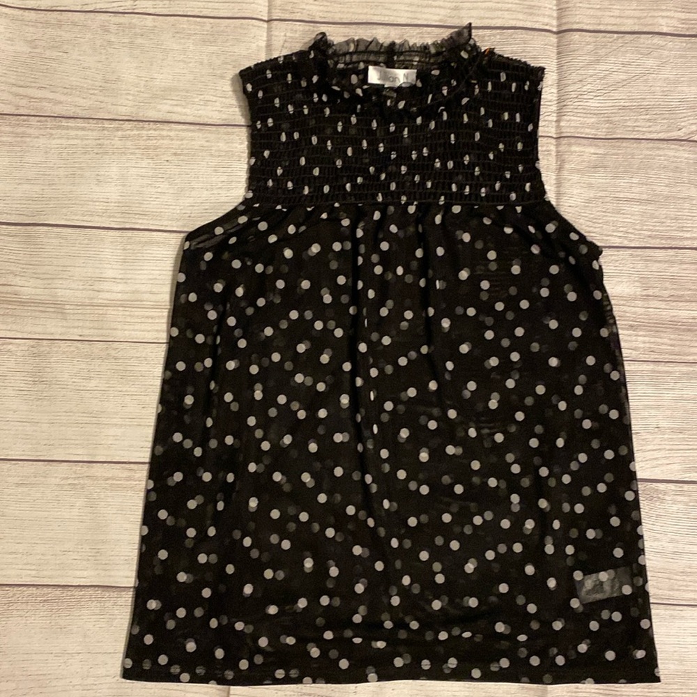 See through baby doll top with stretch